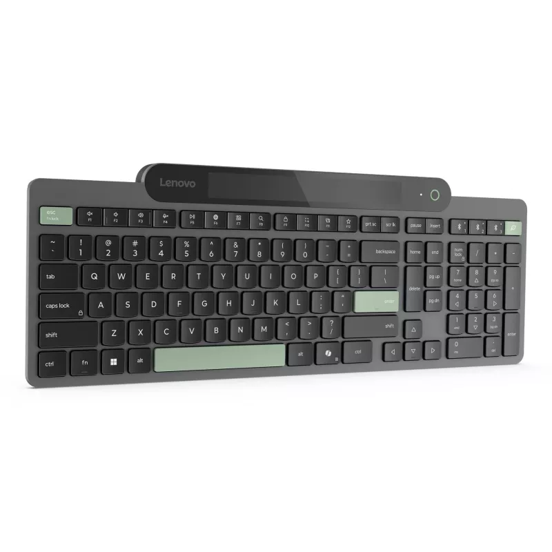 Lenovo 4Y41R69494 tastatūra Home/Office Bluetooth US English Melna, Zaļa