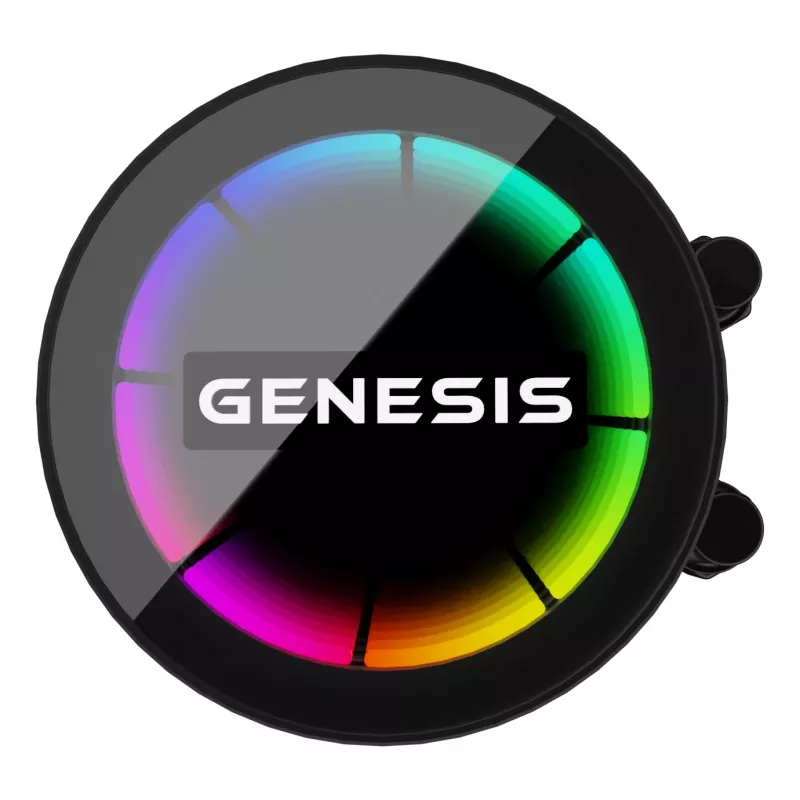 GENESIS NLG-2318 datora dzesēšanas sistēma procesora šķidruma dzesētājs Melns