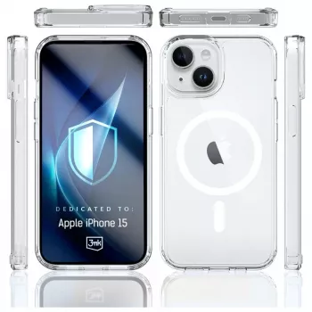 3MK Armor MagCase aizsargmaciņš Apple iPhone 15 — izturīgs, magnētisks