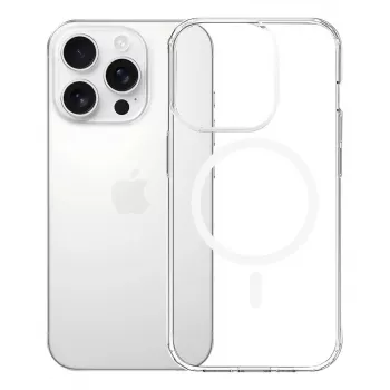 Mobilā telefona aizsargmaciņš 3MK Armor MagCase iPhone 16 Pro caurspīdīgs, 16 cm (6.3 collu) ekrānam, PC+TPU