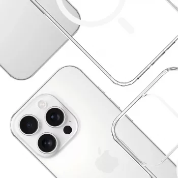 3MK Armor MagCase vāciņš iPhone 16 Pro Max, 17,5 cm (6,9 inch), caurspīdīgs, PC+TPU