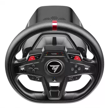 Stūre un pedāļi Thrustmaster T248R Melns — USB, hibrīda piedziņa, spēka atgriezeniskā saite, LCD displejs, ādas stūre