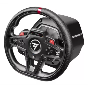 Stūre un pedāļi Thrustmaster T248R Melns — USB, hibrīda piedziņa, spēka atgriezeniskā saite, LCD displejs, ādas stūre