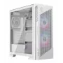 PC korpuss MSI MPG VELOX 300R AIRFLOW PZ Midi Tower Balts — ATX/EATX/MicroATX/Mini-ITX, 1×3.5 collu, 4×2.5 collu, 2×USB 3.2 Gen1, sānu logs