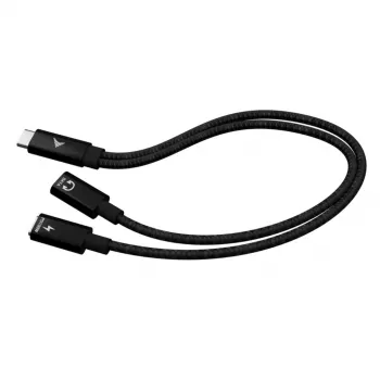 i-tec USB-C kabeļa sadalītājs audio/dati + Power Delivery 100W