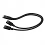 i-tec USB-C kabeļa sadalītājs audio/dati + Power Delivery 100W