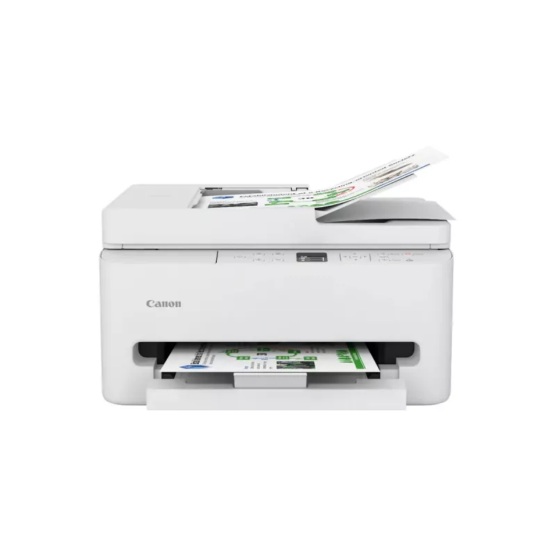 Daudzfunkciju tintes printeris Canon PIXMA TS7550i — A4, 1200×1200 DPI, Wi‑Fi, krāsu skenēšana/kopēšana, abpusējā druka (Balts)