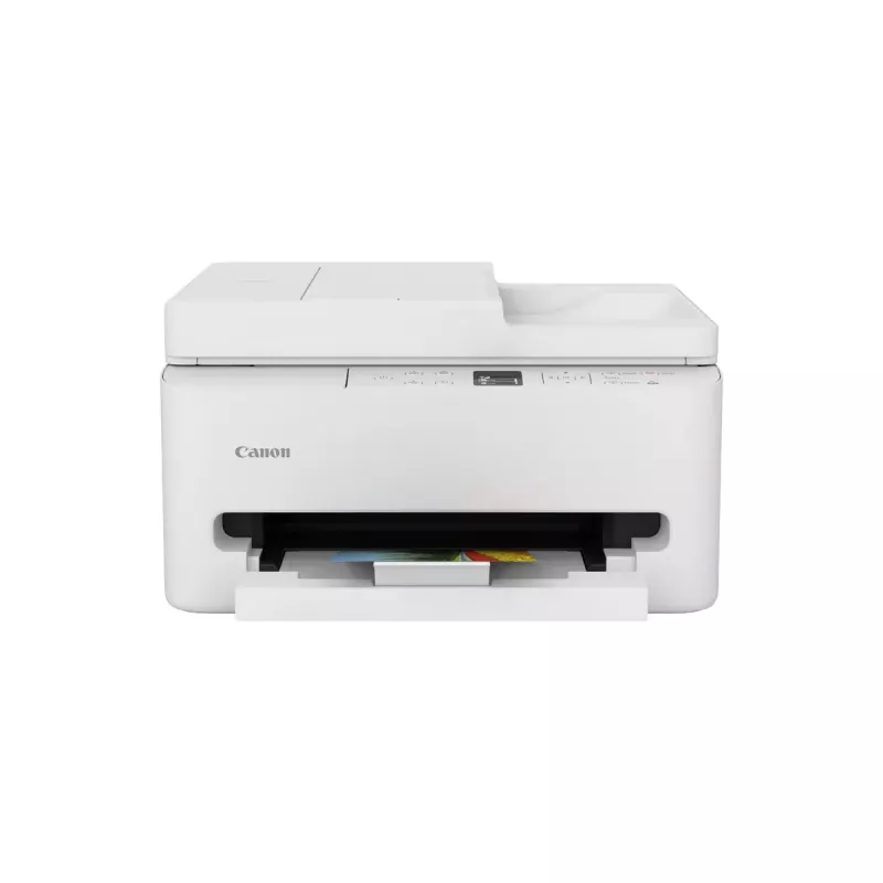Daudzfunkciju tintes printeris Canon PIXMA TS7550i — A4, 1200×1200 DPI, Wi‑Fi, krāsu skenēšana/kopēšana, abpusējā druka (Balts)