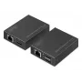 DIGITUS HDMI KVM pagarinātāju komplekts - 4K/30Hz 40/70m PoC Melns