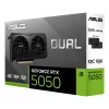 Grafikas karte ASUS GeForce RTX 5050, 8 GB GDDR6, PCIe 5.0, 2560 CUDA kodoli, 128 bitu atmiņas kopne