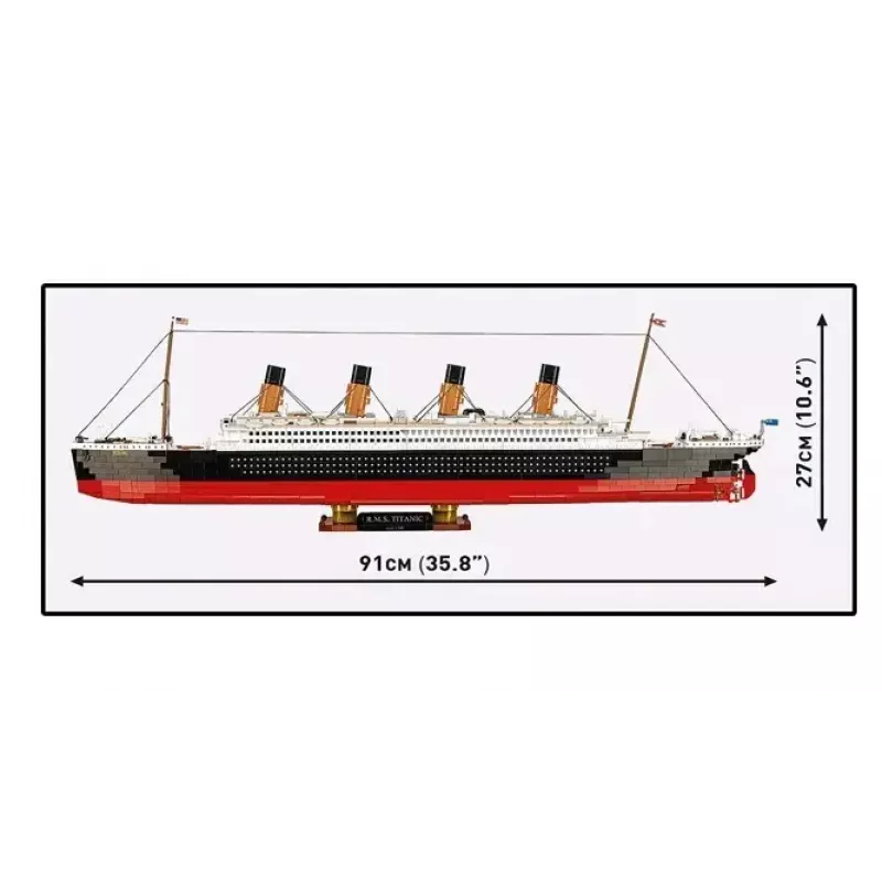 Konstruktors Cobi R.M.S. Titanic modelis, 3 260 plastmasas bloki (COBI-1686)