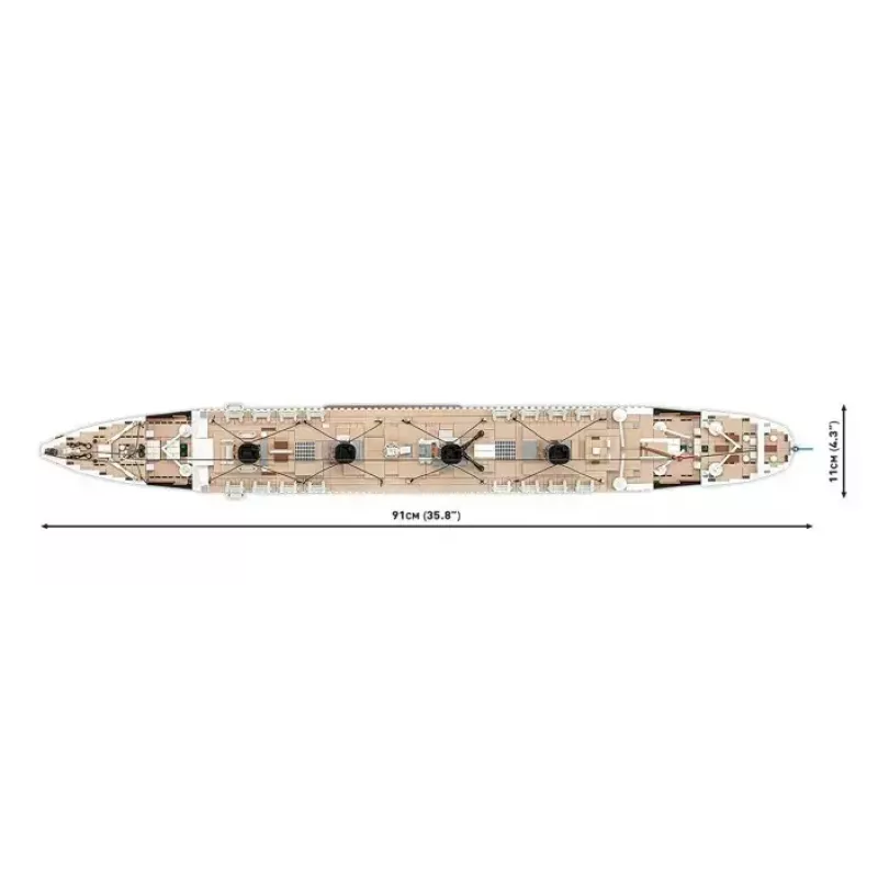 Konstruktors Cobi R.M.S. Titanic modelis, 3 260 plastmasas bloki (COBI-1686)