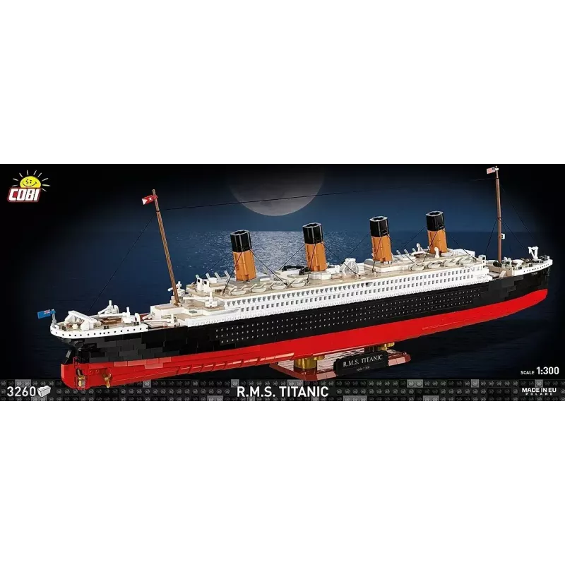 Konstruktors Cobi R.M.S. Titanic modelis, 3 260 plastmasas bloki (COBI-1686)