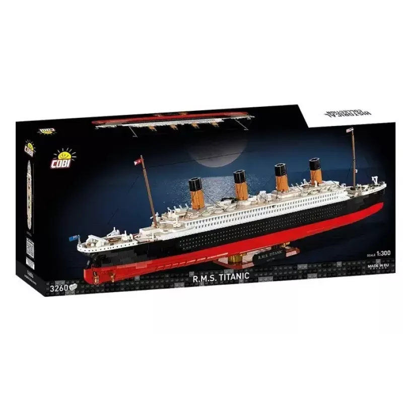 Konstruktors Cobi R.M.S. Titanic modelis, 3 260 plastmasas bloki (COBI-1686)