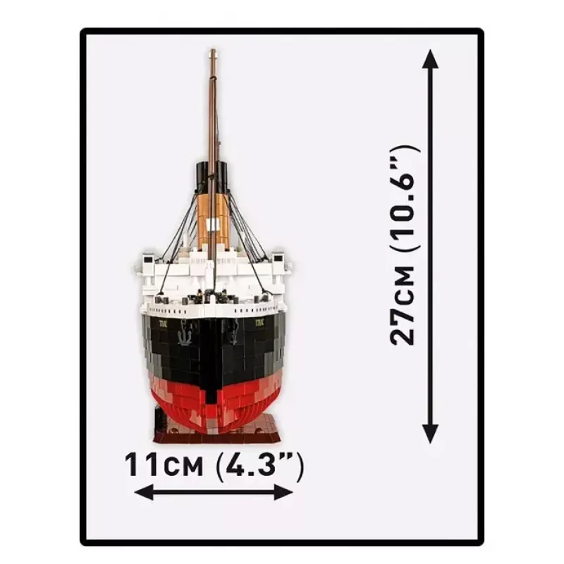 Konstruktors Cobi R.M.S. Titanic modelis, 3 260 plastmasas bloki (COBI-1686)