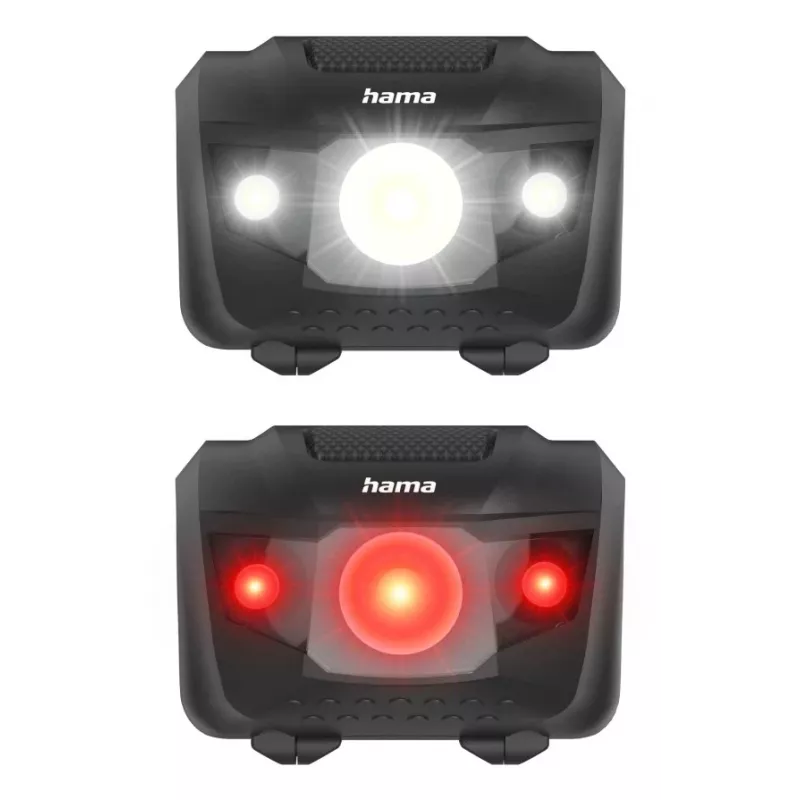 Hama HL200 galvaslampa LED, melna, zila, dzeltena