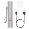 Hama FL350-C Sudraba LED roku lukturis 3W USB uzlādējams