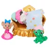 Disney Princess Pet Palace rotaļu pils ar 7 rotaļu zonām, 3 dzīvnieku draugiem un vairāk nekā 20 mēbelēm un aksesuāriem