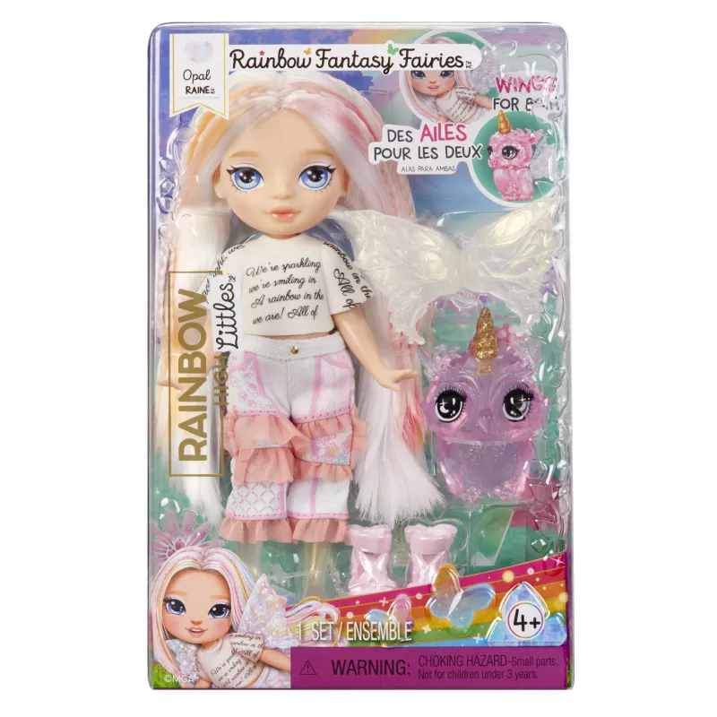 Rainbow High Littles Fantasy Fairies Leļļu Opal (Varavīksne)