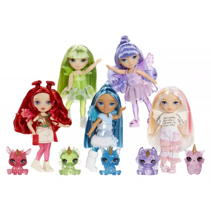 Rainbow High Littles Fantasy Fairies Leļļu Opal (Varavīksne)