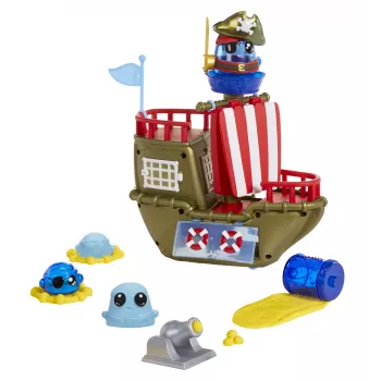 MGA Entertainment DohKins Pirātu kuģa rotaļu komplekts, modelēšanas māls, daudzkrāsains, bērnam, zēns/meitene, 3+ gadi