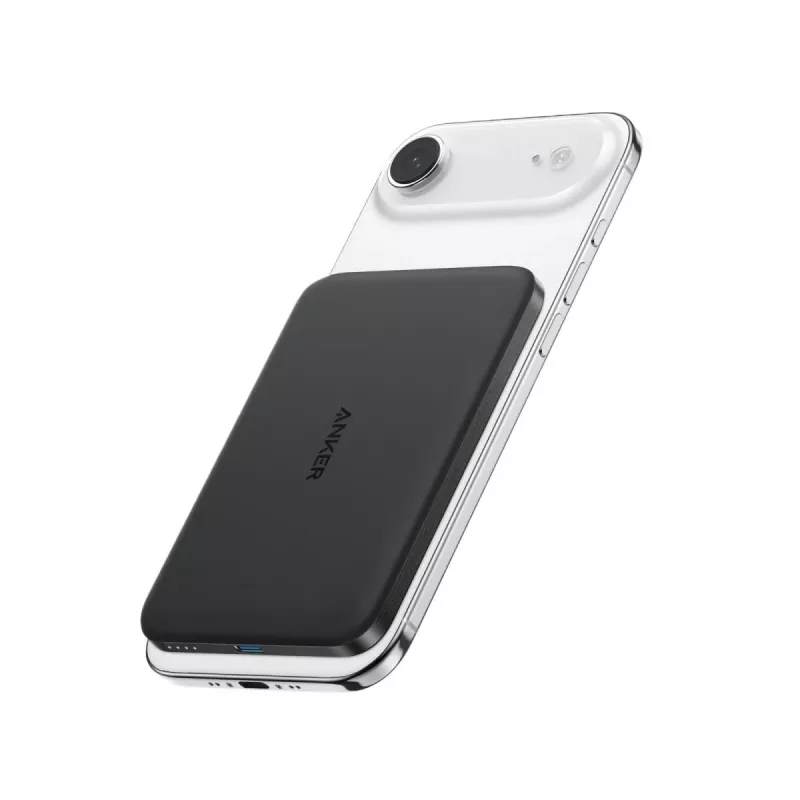ANKER Nano Magnetic Wireless Power Bank 5000mAh 15W Melns