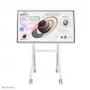 Neomounts FL50-515WH1 mobilais ratiņš Samsung Flip 55–65 collu displejiem, grozāms, augstumā regulējams, balts