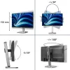 Philips 4000 sērija 24B2N4200/00 datora monitors 60.5 cm (23.8 collas) 1920 x 1080 pikseļi Full HD LCD Pelēks