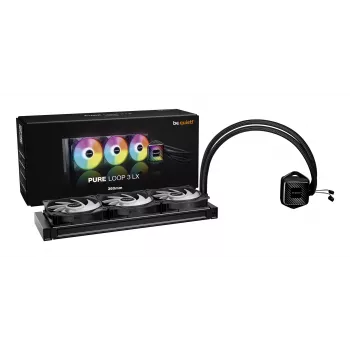 be quiet! PURE LOOP 3 LX 12 cm Melns – Visu vienā šķidruma dzesēšanas sistēma procesoriem