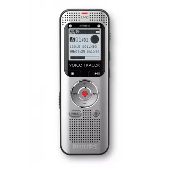 Diktofons Philips Voice Tracer DVT2015, iekšējā atmiņa 8 GB, zils, 2370 h ieraksta laiks