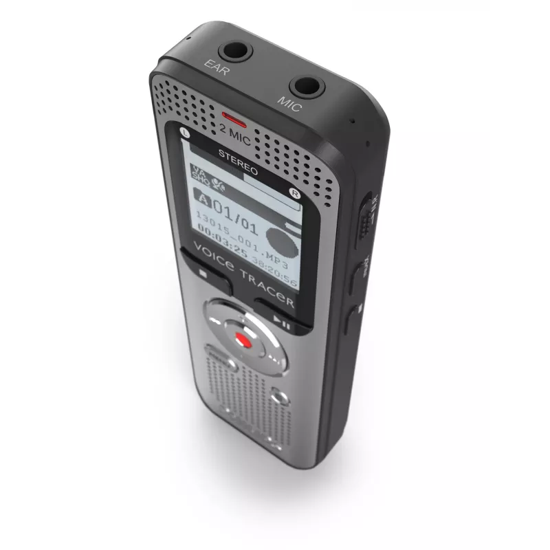 Diktofons Philips Voice Tracer DVT2015, iekšējā atmiņa 8 GB, zils, 2370 h ieraksta laiks