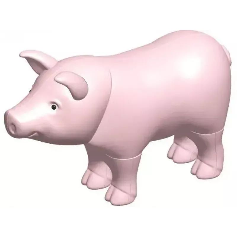 MALIK Magnetic Mini Animals Set 62333 — Saimniecības dzīvnieku magnētiskās figūriņas mazuļiem