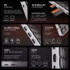 AXAGON HMC-KB-CRL USB 5Gbps centrmezgls ar tastatūru, HDMI 4K/60Hz, 3x USB-A, SD/mSD, audio, PD100, kirilicas izkārtojums
