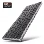Axagon HMC-KB-NRD, USB 5Gbps centrmezgls ar tastatūru, HDMI 4K/60Hz, 3x USB-A, SD/mSD, audio, PD100, Nordic izkārtojums