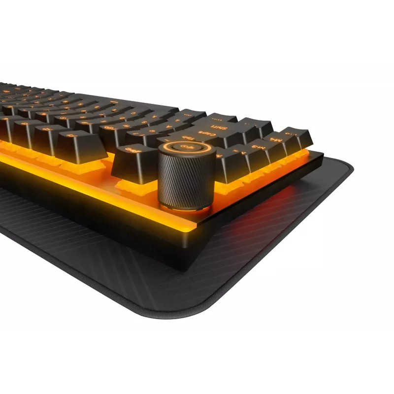 Mehāniskā spēļu tastatūra be quiet! Light Mount Silent Tactile USB QWERTY ASV angļu, RGB, pilna izmēra, USB Type-A uz Type-C kabelis