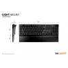Mehāniskā spēļu tastatūra be quiet! Light Mount Silent Tactile USB QWERTY ASV angļu, RGB, pilna izmēra, USB Type-A uz Type-C kabelis