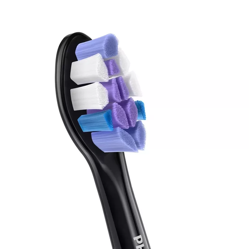 Philips Sonicare HX6054/88 zobu sukas uzgaļi — 4 iepakojums, īpaši mīksti sari, melni