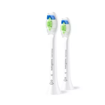 Philips HX6062/67 birstes galviņas 2 gab., vidēji cieti sari, balta