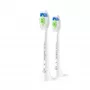 Philips HX6062/67 birstes galviņas 2 gab., vidēji cieti sari, balta