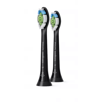Philips Sonicare Optimal White HX6062/88 2 gabalu suku uzgaļi, melns