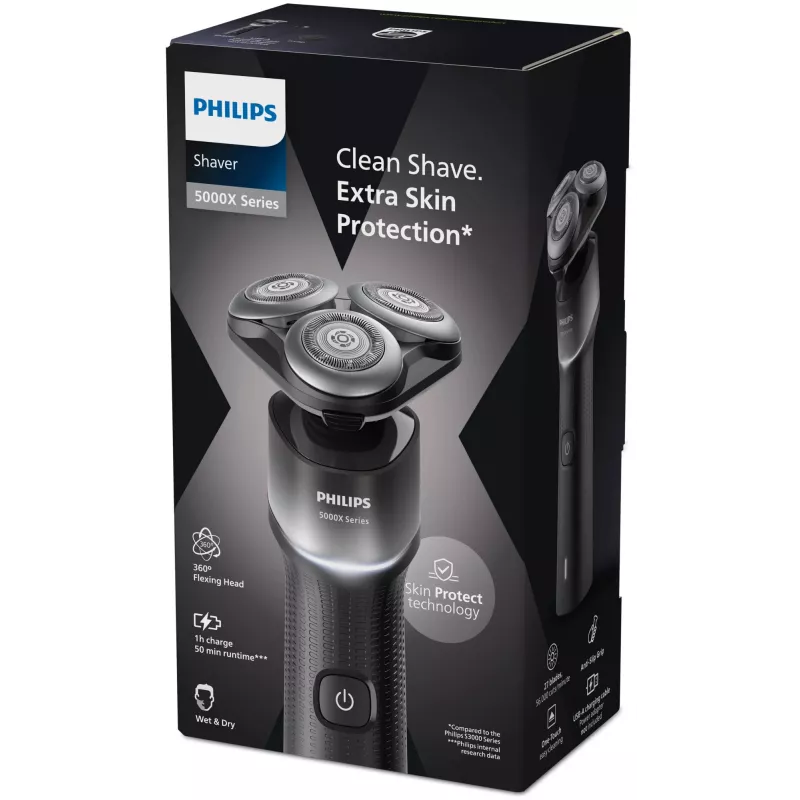 Philips Shaver 5000X sērijas X5004/00 Slapjā/sausā elektriskais skuveklis
