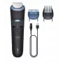 Bārdas trimmeris Philips BT3665/15 ar pilna metāla asmeņiem, 0,5–20 mm, 40 soļi, bezvadu, melns