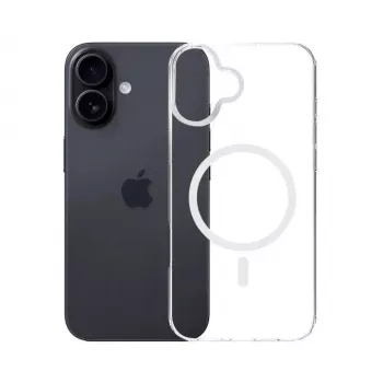 3MK aizsargmaciņš Apple iPhone 17, caurspīdīgs TPU/PU, 6.3 collu (16 cm) ekrānam