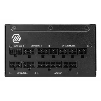 MSI MAG A1000GL PCIE5 II barošanas bloks 1000 W 24-pin ATX ATX Melns