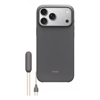 APPLE Beats iPhone 17 Pro Max - Maciņš ar statīvu, MagSafe un kameras vadību - Granīta pelēks