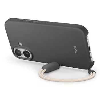 APPLE Beats iPhone 17 - Aizsargmaciņa ar Statīvu, MagSafe un Kameras Vadību - Granīta Pelēka