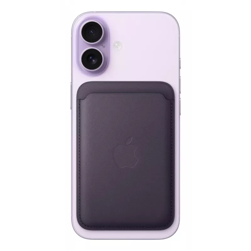 Apple FineWoven Maciņš ar MagSafe — Midnight Purple (3 kartes)