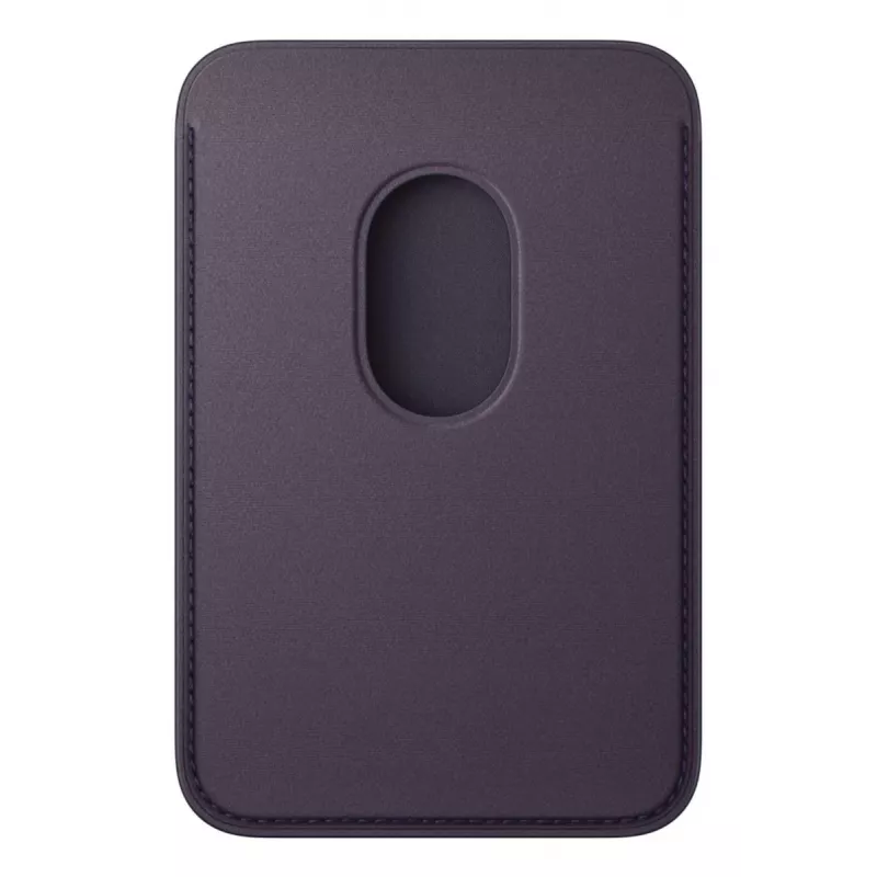 Apple FineWoven Maciņš ar MagSafe — Midnight Purple (3 kartes)