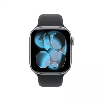 Apple Watch Series 11 GPS 42mm Space Grey Aluminium Black Sport Band S/M