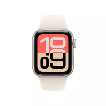Apple Watch SE 3 GPS 40mm Starlight Alumīnija Korpuss Starlight Sport Siksniņa M/L